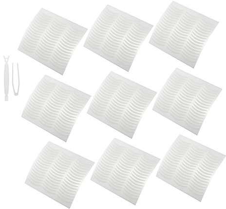 Pegatina de Doble Párpado Invisible Color Claro 2 Juegos 48 Piezas | Adhesivo Médico, Efecto Natural y Cómodo, Uso en Casa o Salón, para Maquillaje de Ojos