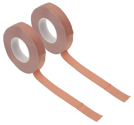 FRCOLOR 3 Sätze Guzheng-band K-band Medizinisches Klebeband Für Die Haut Kinesiologisches Tape Griff Abdeckband Für Körperband Doppelt Brown Hypoallergenes Seidenmaterial 2 Stück * 3