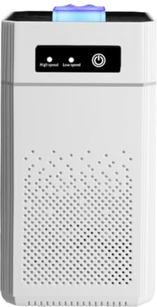 Juqoyue Luftreiniger mit Negativer Ionen-Sterilisation und Formaldehyd-Entfernungsfilter, Tragbarer, Intelligenter, Geräuschloser USB-Deodorant