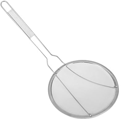 Ciieeo Colador Skimmer De Acero Inoxidable 22 Cm Resistente Mango Largo Para Freír, Colador De Patatas Fritas y Fideos Para Cocina Doméstica, Utensilio Esencial Para Cocinar y Escurrir