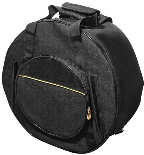 CVUTOVO Gepolsterte Snare Drum Tasche aus Polyester 14 Zoll mit Schultergurt und Tragegriffen Robuster Schutz für Unterwegs