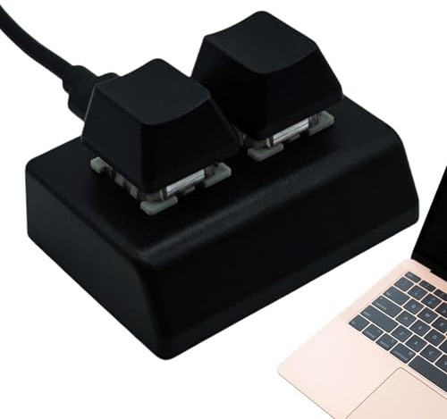 Genérico Mini-Keypad, programmierbar, 2-Key Red Axis USB, Hotswap