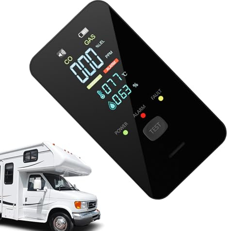 Alarma para Monóxido de Carbono | Monitor Portátil Enchufable,Detector de Gas con Doble Sensor | para Salón, Cocina, Dormitorio, Hotel, Apartamento, Residencia