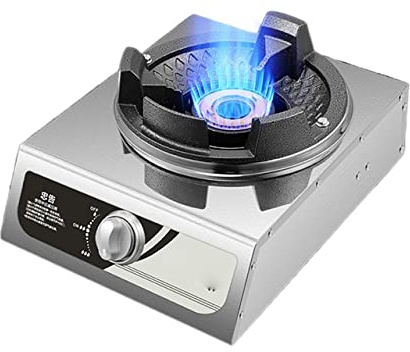 Bruciatore a Gas Commerciale 40kW Singolo Bruciatore Wok Stufa Portatile Bollire Anello per Cottura Esterna Campeggio Catering
