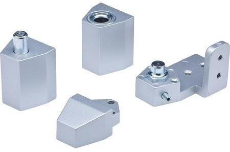 Offset Pivot Hinge, Half Surface, 125 lb.