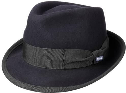 Lipodo Classic Wool Trilby Filzhut Damen Herren Wollhut Made in Italy Hut aus Wollfilz Trilbyhut Fedora Sommer Winter