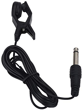 Alomejor Clip On Pickup Akustische Gitarre Tonabnehmer Universal General Piezo Mikrofon für Gitarre Mandoline Bouzouki Violine Banjo Ukulele