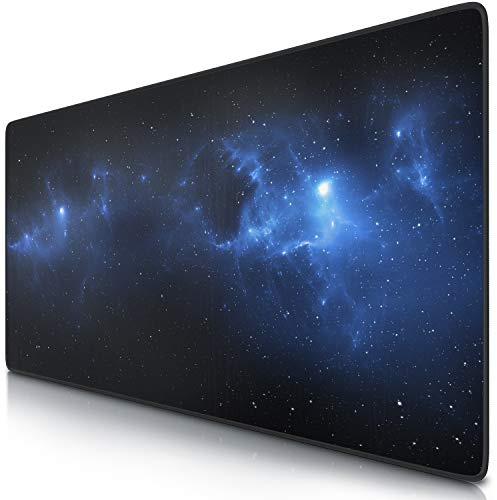 TITANWOLF Tapis de Souris Gamer 900x400mm, sous-Main Bureau, Taille Large XXL, Surface en Tissu, Base antidérapante, Précision, Vitesse et Confort, pour Tous Types de Souris et Clavier