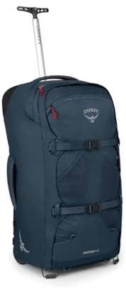 Osprey Farpoint Reisetasche mit Rädern Tasche, Gedämpftes Space Blue, Einheitsgröße