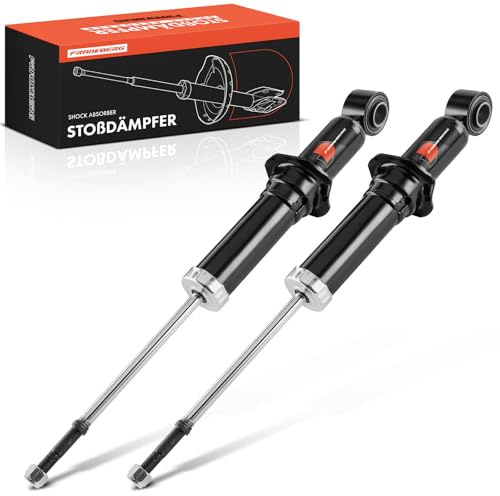 Frankberg 2x Stossdämpfer Stoßdämpfer Hinten Links Rechts 477mm Gasdruck | Kompatibel mit C.o.r.o.l.l.a E12 1.4L-2.0L 2001-2008 Replace# 341816, E1312