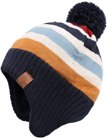 3-7 Jahre Kinder Wintermütze Jungen Beanie Hut Junge Slouchy Strickmütze Babymütze Strick Mützen Und Schal Warme Schlupfmütze Kinder Mütze Beanie Mädchen Winter