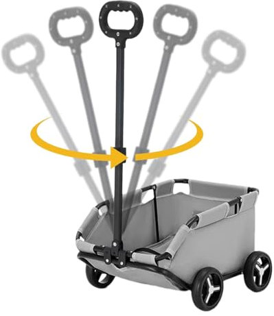 Kinderwagen für Katzen, Kinderwagen für kleine Hunde, für rollende Hunde, Transportwagen für Haustiere, zusammenklappbar, leicht, für Reisen