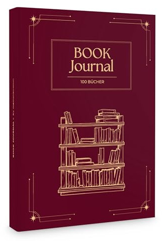 memoriecation Book Journal: Dein Lesetagebuch mit Platz für 100 Bücher - Buchjournal mit robustem Hardcover DIN A5 - Reading Journal, Lese Gadgets