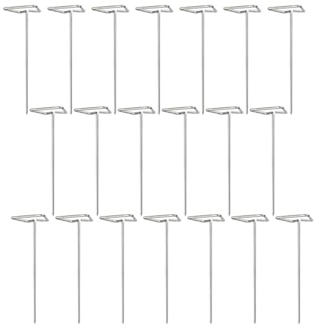 Sghtil Brochetas de metal para freidora de aire, Brochetas de pollo para freidora de aire - Pinchos Verticales Para Barbacoa De Acero Inoxidable 20uds,Palitos de brochetas de acero inoxidable,