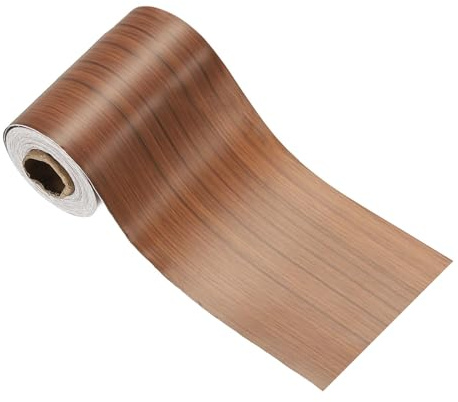PATIKIL Rotolo Nastro per Riparazioni Effetto Legno 5cm x 10m, Pellicola Adesiva Legno Riparazione Autoadesivo con Texture Realistico per Mobili Armadi Pavimenti e Pareti, Marrone