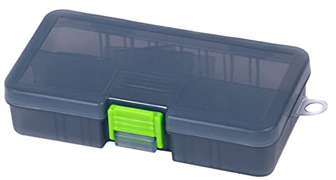 FUUGlan Transparente verstellbare Trennwände, Terminals, Angelhaken, Box, Angelköder, Aufbewahrung, Trags, Tackle-Organizer-Box
