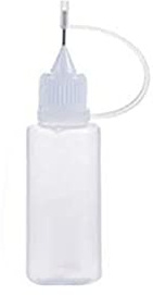 Flacons compte-gouttes vides en plastique de 5/10/20/30/50 ml, flacon compte-gouttes de précision, outil de quilling, applicateur d'aiguille à pointe vide (10 ml)
