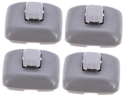 HIAKDOFT 4 Piezas Clips Extensores Visera Coche Abs Duraderos Gancho Soporte Parasol Compatible Fijación Segura Interior