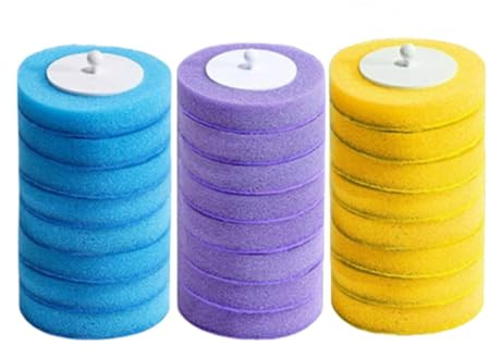 Juego de cabezales de cepillo de inodoro con detergente y accesorio de repuesto para limpieza higiénica de baño, cabezales de repuesto desechables