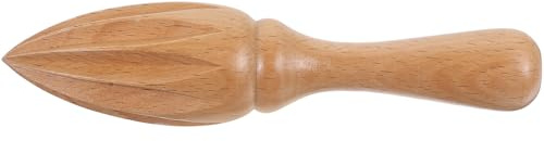 UTHCLO Presse-agrumes Manuel en Bois de Hêtre Massif, Presse-citron Conique Naturel, Outil la Cuisine pour Jus Frais D'agrumes, Presse-fruits Ergonomique, Accessoire la Cuisine Pratique
