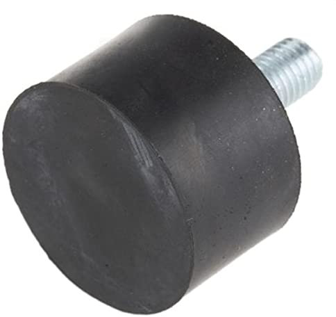 RS PRO Edelstahl Vibrationsdämpfer, Außengewinde-Puffer M10, Ø 50mm x 55mm, 55 Shore A