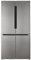 Bosch Home & Kitchen Appliances Bosch KFN96VPEAG French Door Fridge Freezer with NoFrost, XXL Capacity, SuperCooling Function, 183 x 91cm, Silver, Serie 4, Freestanding