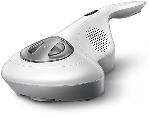 BLUNOA Wireless Mites Handheld Vacuum Cleaner UV Mite Vacuum Cleaner with HEPA Filtration Cordless Vacuum Cleaner Antibacterial for Allergy Sufferers And Pet Owners Efficient Cleaning of The Mites