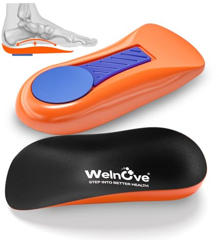 Welnove Heel Cushion Pads Plantar Fasciitis Support Achilles Tendonitis