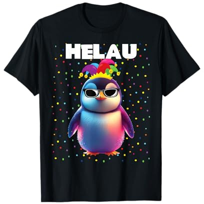 Karnevalskostüm Fasching Kostüm süßer Pinguin konfetti köln T-Shirt