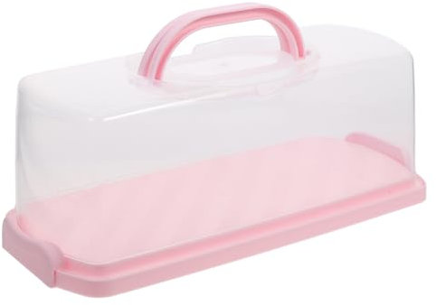 ULTECHNOVO Portable Rectangular Bread Box Handle, Airtight Loaf and Cake Storage Container, Handheld Bread Keeper Suitable for Travel and Lunch Storage