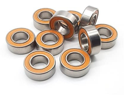 Genérico Accesorios 10 por ciento S687ZZ CB Rodamiento de Carrete de Pesca ABEC-7 7x14x5mm 687 Rodamientos de Bolas de cerámica híbrida de Acero Inoxidable Rodamientos