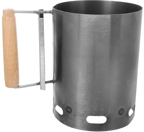 VICASKY Handle Chimney Starter Insulated Portable Chimney for Outdoor Cooking Fast Fire Starter for Bbq and Camping