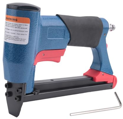 Bortivier 1 Pièce FS8016-B BEA Type Agrafeuse Pneumatique Cloueuse Agrafeuse Fine Outil Métal Bleu pour Outil de Clouage de Meubles Outil Électrique Pneumatique