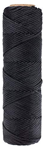 Golberg Fil tarred Ficelle (#18 – #36) – 100 % fibre de nylon – Ficelle utilitaire pour engrenages, amélioration de la maison, construction