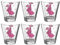 Leonardo Bambini 017904 Lot de 6 gobelets en verre, pour enfant, motif animal, passe au lave-vaisselle, 215 ml