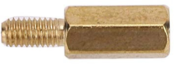 Garosa 100 Stück/50 Stück/30 Stück/20 Stück Sechskant-Abstandshalter Messing M3 Kupfersäulentyp Einkopf-Sechskantmuttern Sortimentset Isolierte Säulenmutter-Ersatzkits für Leiterplatten(M3*10),Zucht