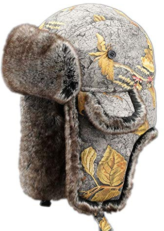 Cozomiz Wintermütze Warme Fliegermütze with Ohrenschützer für Herren Damen Fellmütze Kunstfell Russenmütze Pilotenmütze Hut Trappermütze Uschanka