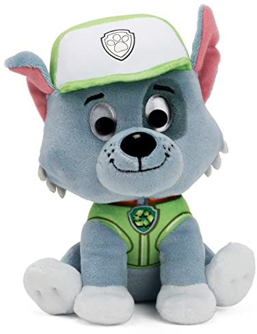 GUND PAW Patrol Rocky Plüschtier, 15 cm - hochwertiges Kuscheltier für Fans der beliebten TV-Serie, ab 1 Jahr empfohlen
