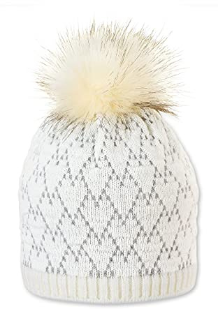Sterntaler Baby - Mädchen Mütze Strickmütze Flusch