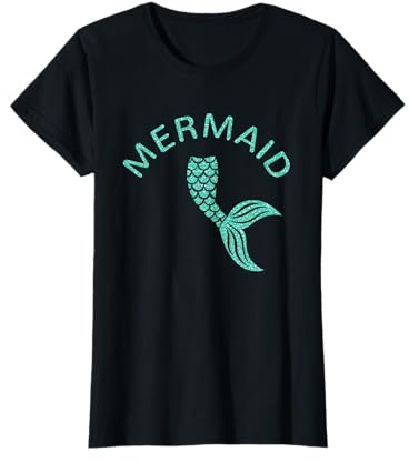 Meerjungfrau Flosse Meerjungfrauenflosse grün Meerjungfrauen T-Shirt