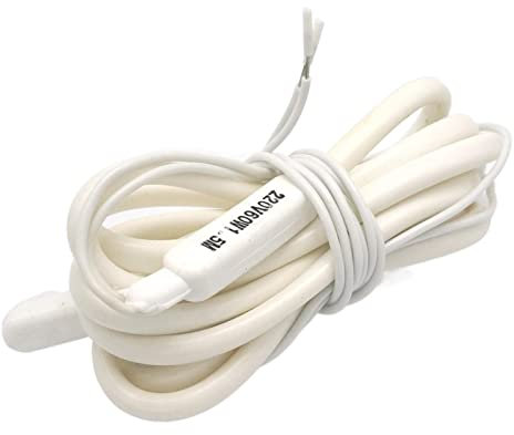 Styire Warming Cable Drain-pipe Unfreezer Electrical Wires, 1.5 Meter Waterproof Silicone Cable, 220-230V 70 Celsius Insulated Heater Wire Heating Durable