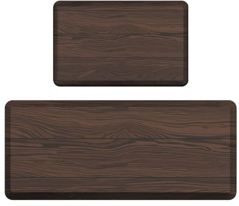 Küchenmatte, gepolstert, Anti-Ermüdungs-Bodenmatte, wasserdicht, rutschfest, Küchenteppiche, ergonomische Komfort-Schaumstoff-Stehmatte for Boden, Büro, Waschbecken, Wäscherei ( Color : Style 2 , Size