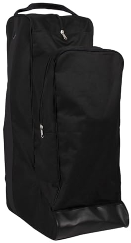 QHP Combi Reitstiefel-/Helmtasche Turniertasche 600 D schwarz