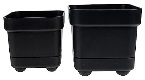 BESPORTBLE 2St Saugfähiger Blumentopf Unterbewässerter Pflanzer Rosenpflanze Grün Zimmerpflanzentöpfe Töpfe für Pflanzen Aufbewahrungsbehälter für Pflanzen Automatischer Bewässerungspflanzer
