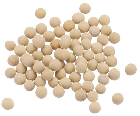 sourcing map Clay Pebbles 3-5mm 0.22 Lbs Yellow Gardening Potted Balls for Hydroponic Growing, Vases Supplies, Bonsai Decor