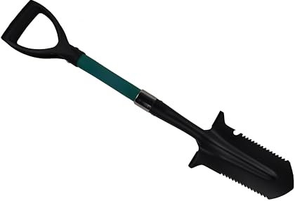 pokm toolsmarket - Wurzelspaten V-Klingenspitze für Harte Böden & Wurzeln, 72cm, Pionierspaten Gärtnerspaten Spaten, Blatt aus gehärtetem Stahl, universelles Gartengerät