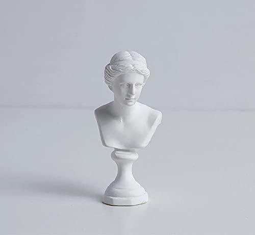 DSHUB Piccola Scultura in Resina di Carattere Popolare Nordico, Statua in Gesso, Decorazione per Soggiorno di Famiglia, Venere