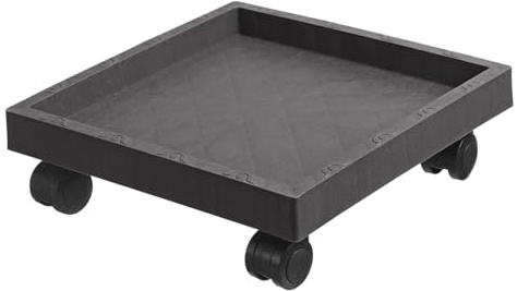 BESTonZON Bandeja para Macetas con Ruedas para Soporte De Plantas Palet con Ruedas para Jardineras para Maceteros con Exterior