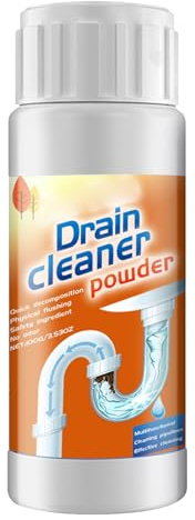 KOAHDE Polvo Limpio de Tuberías de Cocina,Limpiador de Tuberías de Espuma Rápida,100G,1PC,Adecuado para Alcantarillas,Baños,Cocinas,Tuberías Bloqueadas y Polvo de Limpieza