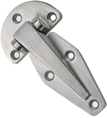 Bisagra de puerta de acero inoxidable de alta resistencia, engrosada, de fundición de precisión industrial, for equipos mecánicos grandes, 1 unidad